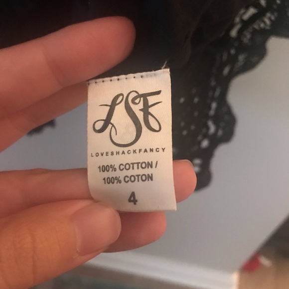 Love shack fancy paige eyelet lace mini dress - Picture 3 of 5